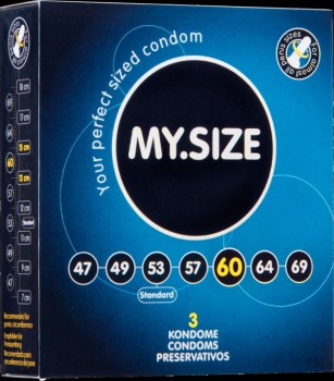 Презервативы MY.SIZE №3 размер 60 - 3 шт.