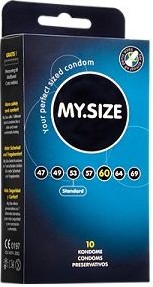 Презервативы MY.SIZE №10 размер 60 - 10 шт.