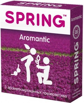 Ароматизированные презервативы SPRING AROMANTIC - 3 шт.