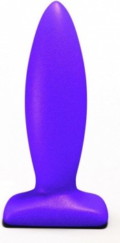Фиолетовый анальный стимулятор Streamline Plug - 10 см.