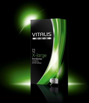 Презервативы увеличенного размера VITALIS PREMIUM x-large - 12 шт.