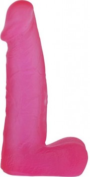 Розовый фаллоимитатор средних размеров XSKIN 6 PVC DONG - 15 см.