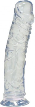 Прозрачный фаллоимитатор Medium Dong - 19,5 см.