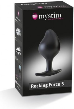 Анальная пробка Rocking Force S для электростимуляции - 9,5 см.