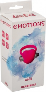 Эрекционное виброколечко Emotions Heartbeat pink 4006-01Lola