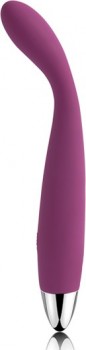 SG02-VNT / Coco Violet Гибкий тонкий вибростимулятор фиолетовый с гладкой поверхностью