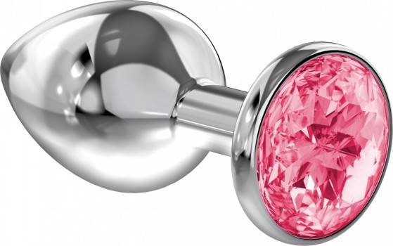 Анальная пробка Diamond Pink Sparkle Large 4010-03Lola