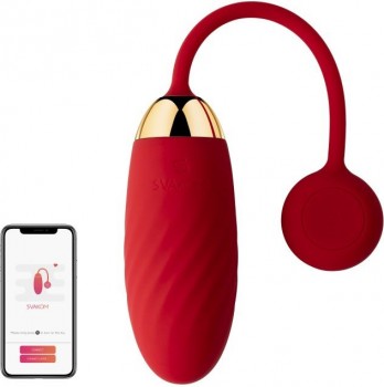 SCB-02A-RED / Ella Red Виброяйцо красное с функцией управления через смартфон