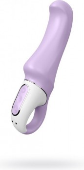 Сиреневый вибратор Satisfyer Charming Smile - 18,5 см.