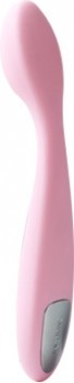 Нежно-розовый клиторальный вибратор Keri - 17 см.