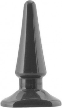 Черная анальная втулка ToyFa - 10,5 см.