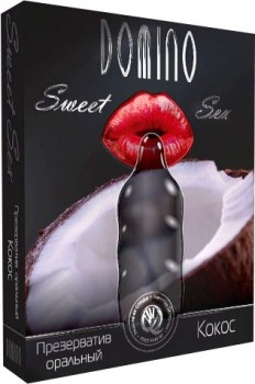 Презерватив DOMINO Sweet Sex  Кокос  - 1 шт.