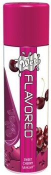 Лубрикант Wet Flavored Popp N Cherry с ароматом вишни - 89 мл.