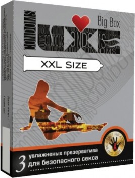 Презервативы большого размера LUXE Big Box XXL size - 3 шт.