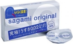 Ультратонкие презервативы Sagami Original 0.02 Quick - 6 шт.