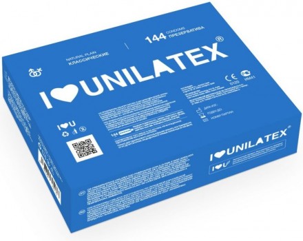 Классические презервативы Unilatex Natural Plain - 144 шт.