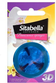 Насадка стимулирующая Sitabella 3D  Ванильная орхидея  с ароматом ванили и орхидеи