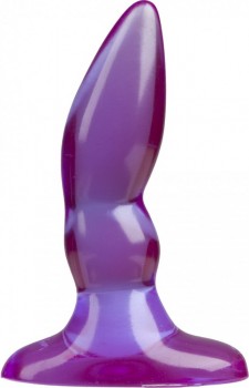 Фиолетовая анальная пробка SpectraGels Purple Anal Plug - 10 см.