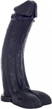 Черный фаллоимитатор-гигант  Мистер Большой  - 45 см.