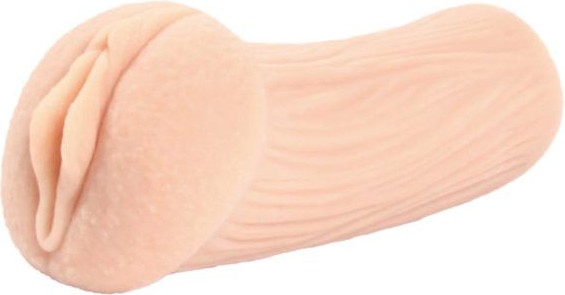 Реалистичный мастурбатор-вагина телесного цвета Elegance с двойным слоем материала