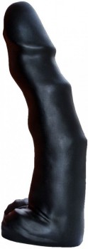 Чёрный фаллоимитатор-гигант TYRANT - 36 см.