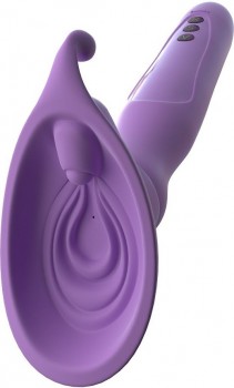 Женская вакуумная помпа с вибрацией Vibrating Roto Suck-Her