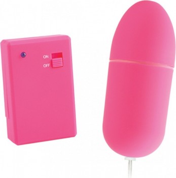 Розовое виброяйцо Remote Control Bullet с пультом ДУ