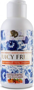 Интимный гель на водной основе JUICY FRUIT с ароматом фруктов - 100 мл.