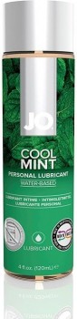 Лубрикант на водной основе с ароматом мяты JO Flavored Cool Mint H2O - 120 мл.