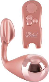 Розовый вибростимулятор Belou