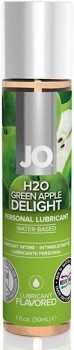 Смазка с ароматом яблока JO Flavored  Green Apple H2O - 30 мл.