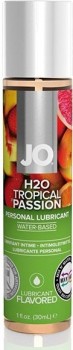Лубрикант на водной основе с ароматом тропических фруктов JO Flavored Tropical Passion - 30 мл.