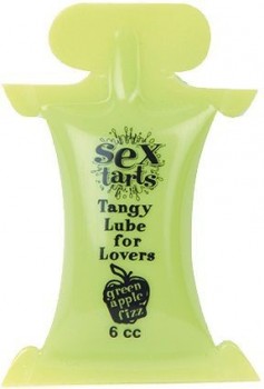 Вкусовой лубрикант с ароматом зеленого яблока Sex Tarts® Lube - 6 мл.