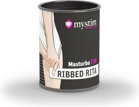 46291 / Компактный универсальный минимастурбатор Mystim MasturbaTIN Ribbed Rita - Lemalla